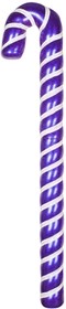 502-247, Елочная фигура Карамельная палочка 121 см, цвет фиолетовый/белый