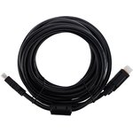 17-6306, Шнур HDMI - DVI-D, 5м, gold, с фильтрами