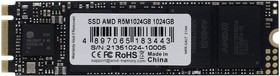 Фото 1/8 SSD накопитель AMD Radeon R5M1024G8 1ТБ, M.2 2280, SATA III, M.2
