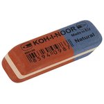 Ластик KOH-I-NOOR 6521/80, 42х14х8 мм, красно-синий, прямоугольный ...