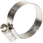 HGS40BP, Stainless Steel Slotted Hex Worm Drive, 13mm Band Width, 30 40mm ID