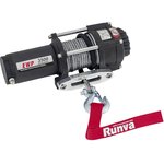 RUNVA Лебёдка электрическая 12V Runva 3500A lbs 1588 кг (синтетический трос) ...