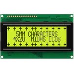 MC42005A6W-SPTLY-V2, MC42005A6W-SPTLY-V2 Alphanumeric LCD Display Yellow-Green ...