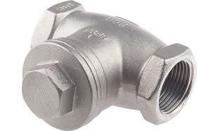 Фото 1/4 Stainless Steel Single Check Valve, BSP 1in, 14 bar