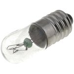 LAMP-E10/12/100, Лампочка: миниатюрная; E10; 12ВDC; 100мА; Колба: цилиндрический