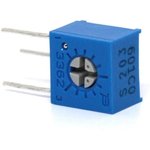 3362S-1-100LF, Trimmer Resistors - Through Hole 1/4IN SQ 10 OHMS 10% 0.5WATTS