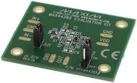 MAX44265EVKIT#, Amplifier IC Development Tools Eval Kit MAX44265 (Rail-to-Rail, 200kHz Op Amp with Shutdown in a Tiny,6-Bump WLP)