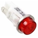 1050QC1, Panel Mount Indicator Lamps RED DIFFUSED 1/2" MOUNTING HOLE