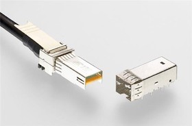 Фото 1/2 2142970-7, Ethernet Cables / Networking Cables MICRO SFP+-STD SFP+ 6M, 26AWG