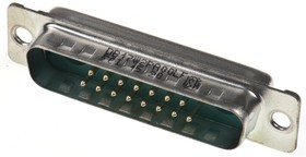 Фото 1/4 DB17W2PA00LF, DW 17 Way Panel Mount D-sub Connector Plug