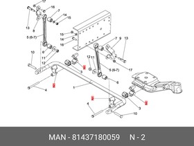 81437180059, Крышка корпуса подшипника