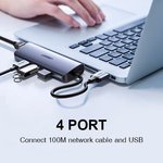 USB-хаб UGREEN CM252-60719 Gray (60719)