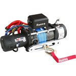 RUNVA Лебёдка электрическая 24V Runva 12000 lbs 5443 кг (синтетический трос) ...