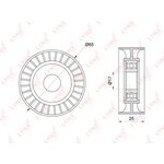 PB-5365, PB-5365 Ролик натяжного механизма / приводной LYNXauto