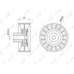 PB-7011, Ролик обводной приводного ремня