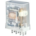 R2M-2012-23-1048, Реле промышленное, DPDT контакты, Uобмотки 48VDC, макс ...