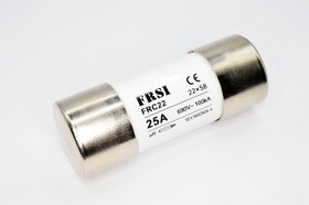 FRC22 690/700V 25A AR, Предохранитель быстродействующий aR, 25А, 690В AC/700В DC, 22х58мм, встроенный страйкер.