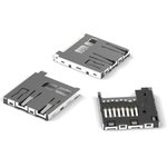 693071020811, Memory Card Connector, Push / Push, MicroSD, Poles - 8