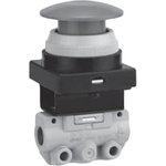 VM130-01-30RA, Push Button (Mushroom) Pneumatic Relay Pneumatic Manual Control ...