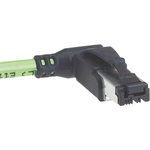 09470600023, Cat5 Right Angle Male RJ45 to Unterminated Ethernet Cable, U/FTP ...