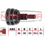 NJ135NY, ШРУС внешн. к-кт AUDI A3 1.6 09.96-08.00, 08.00-, SEAT TOLEDO ...