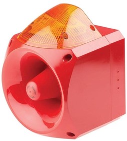 Фото 1/3 PNC-0004, Сигнализатор: светозвуковой; 10-60ВDC; ксеноновая лампа; красный