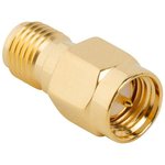132171, RF Adapters - In Series SMA PLUG TO JACK STRAIGHT ADAPTER