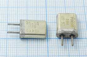 Кварцевый резонатор 26650 кГц, корпус HC50U, марка МА, 3 гармоника, (26.65)