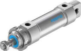 DSNU-40-50-P-A, Pneumatic Piston Rod Cylinder - 195992, 40mm Bore, 50mm Stroke, DSNU Series, Double Acting