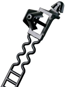 PRLWP30S-D30, Pan-Ty® releasable ladder wing push mount tie, standard cross section, 4.7" (119mm) length, heat stabilized nylon ...