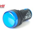 085-06-26, Лампа AD16-22DS(LED)матрица d22мм синий 24В IP40 HLT