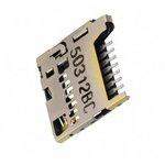 5033981892, Разъем: для карт памяти, SD Micro, push-push, SMT,