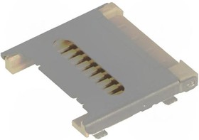 Фото 1/6 500901-0801, держатель карты памяти Micro SD 8 контактов 1.1мм