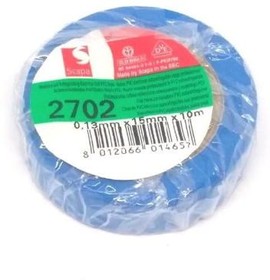 Фото 1/2 Лента электроизоляционная ПВХ, 2702, цвет синий, 15мм 10м, SCAPA (102536)