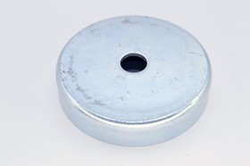 Фото 1/2 MS-K-50C, Постоянный магнит ферритовый диаметром 50мм толщиной 10.5мм с отверстием 8,5мм