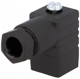 GDS 207 BLACK, Разъем: соленоидный, вилка, формат С, 9,4мм, "мама", PIN ...