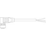 2273101-3, Sensor Cables / Actuator Cables 5pos PUR 5.0m M12 agl sckt pig shld A