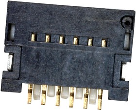 59453-062110ECHLF, FFC & FPC Connectors 0.50mm Flex Connectors, FPC/FFC Side Entry ZIF Connector, Surface Mount, 6 Positions, Top Contact, 0