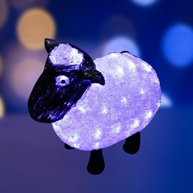 Фото 1/2 513-401, Акриловая светодиодная фигура Овца 30см, 56 светодиодов, IP65, 24В