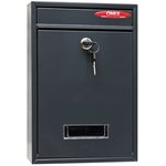 Ящик почтовый Klesto ЯК 1, 1-секционный металл. серый (215 x 85 x 320 мм)
