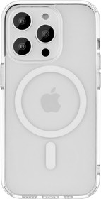 Фото 1/3 CS168TT61PRL-I22M, Чехол защитный uBear Real Mag Case для Iphone 14 Pro, MagSafe, прозрачный