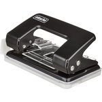 Hole puncher ATTACHE 6304 up to 12 l. with line, metal, black