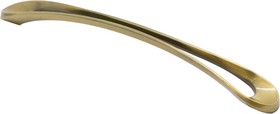Ручка-скоба, 224 мм, Д240 Ш30 В30, античная бронза S-3970-224 AB