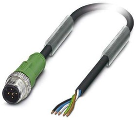 1415677, Sensor Cables / Actuator Cables SAC-5P-M12MS/5 0-PVC
