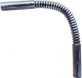 Соединительный угол плавный гофрированный для труб, пвх, цвет серебряный век BTU1-16-11-1