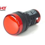085-06-22, Лампа AD16-22DS(LED)матрица d22мм красный 36В IP40 HLT