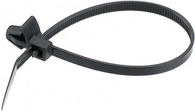 RT 50 RSF, Arrowhead Cable Tie 215 x 4.6mm, Polyamide 6.6, 225N, Black