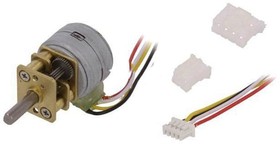 Фото 1/2 FIT0503, DFRobot Accessories Micro Metal Geared Stepper Motor (12V 0.6kg.cm)