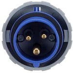 2CMA100584R1000,CONN, MAIN PLUG, 2P3W, 20A, 250V, BLUE