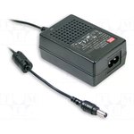 GSM18B12-P1J, Power Brick AC/DC Adapter 12V dc Output, 1.5A Output